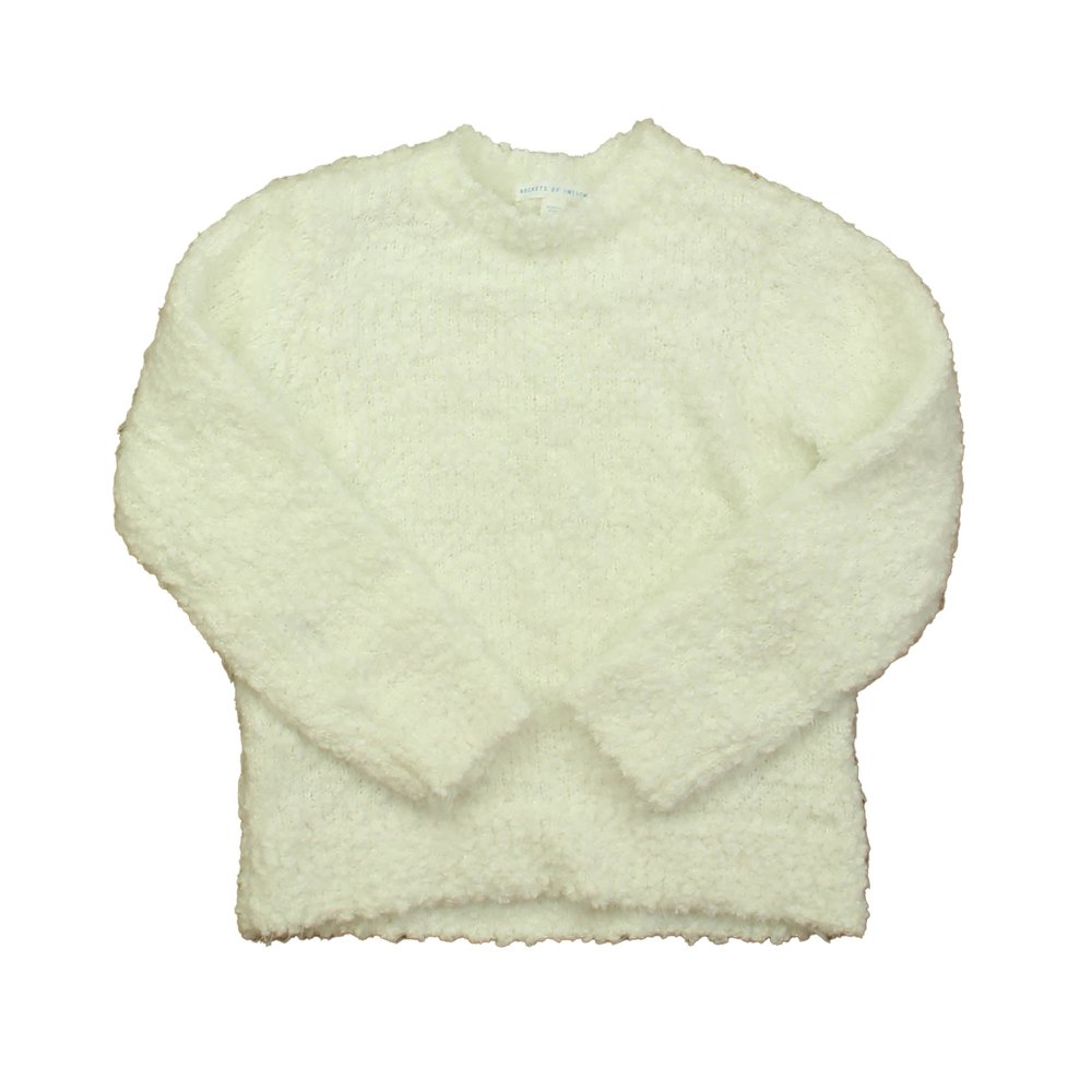 Rockets Of Awesome Girls White Sweater 7805837377596