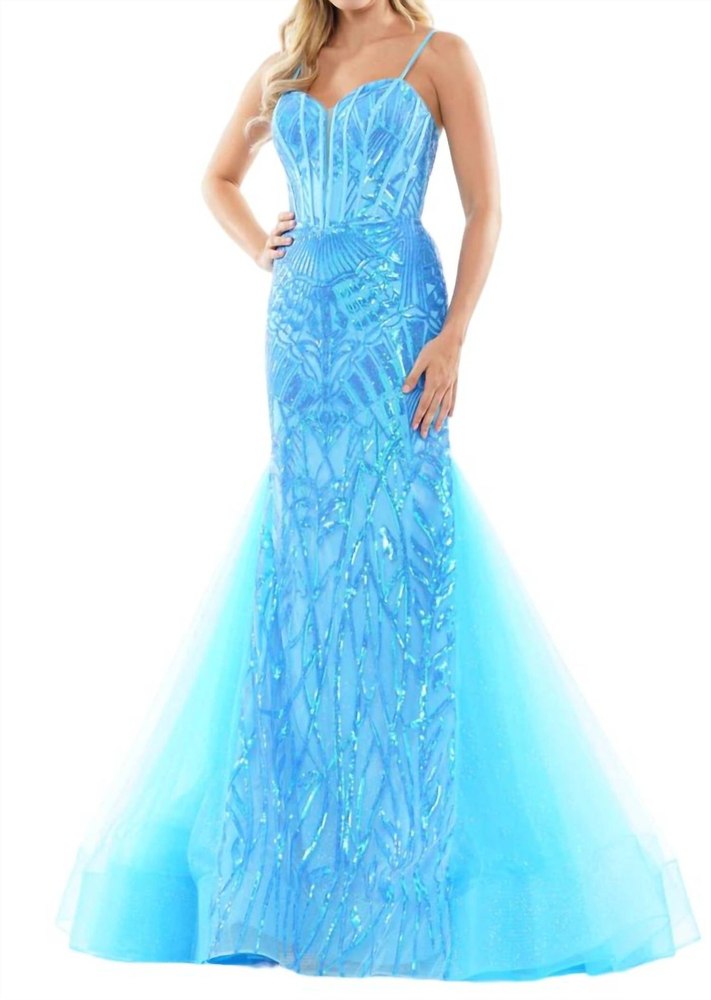 Sweetheart Neckline Prom Dress In Turq 7833305808956