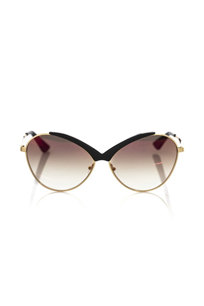 Frankie Morello Chic Butterfly-Shaped Sunglasses in Glossy Women’s