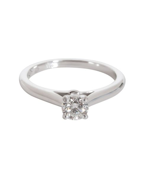 Cartier 1895 Diamond Engagement Ring in Platinum D VVS1 0.29 CTW 7705711214652