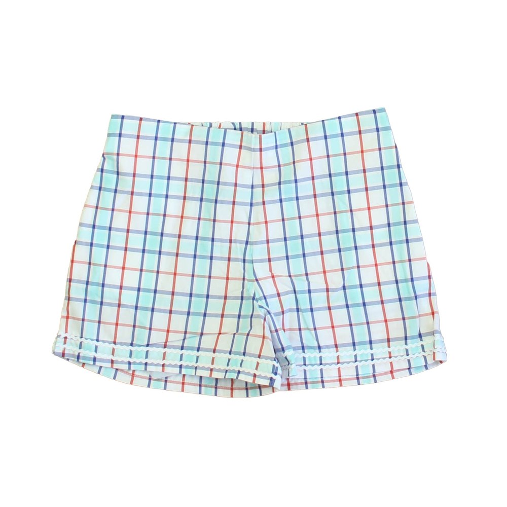 Classic Prep Girls Surf’s Up Plaid Shorts Size: 6-14 Years 7805873553468