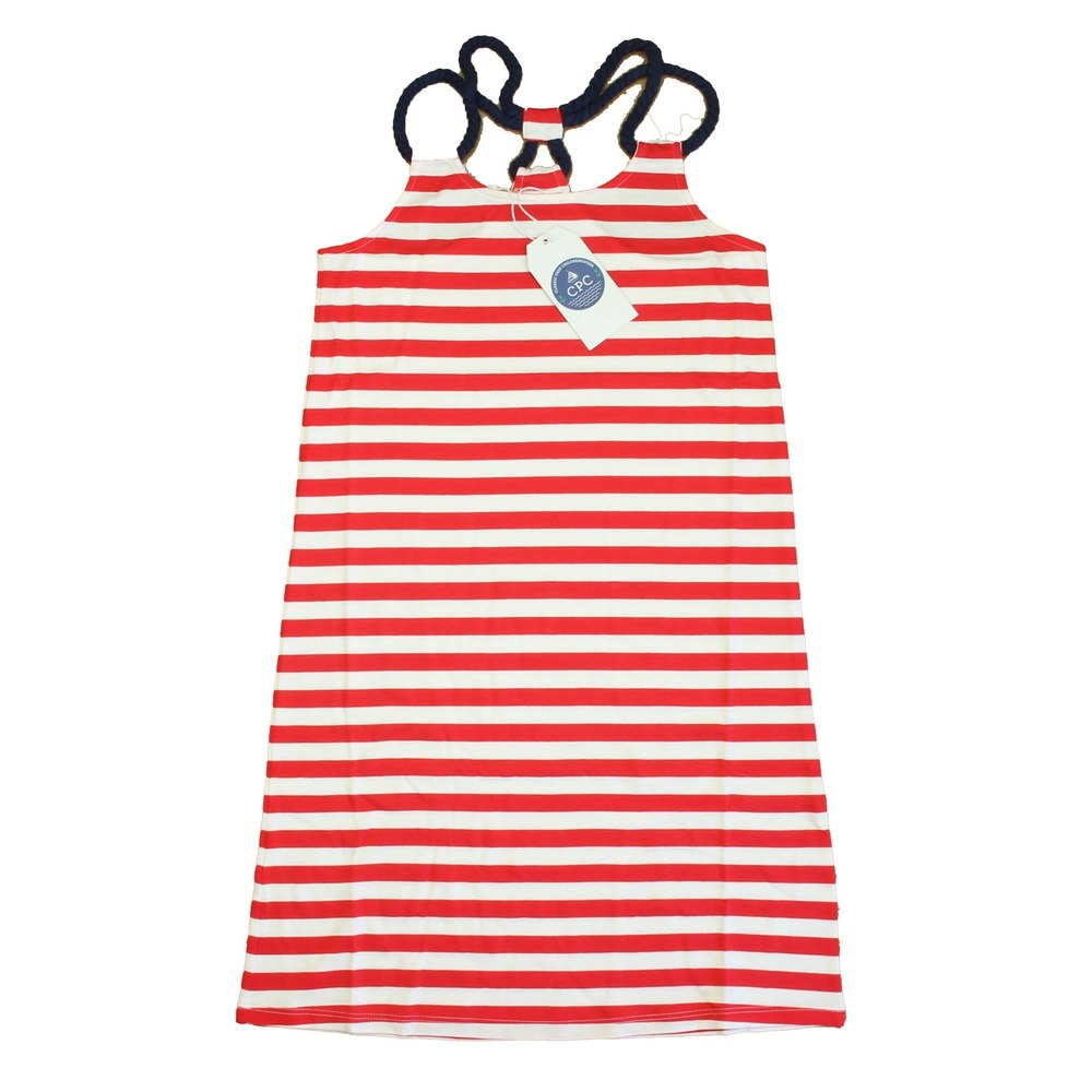 Classic Prep Girls Lollipop Red | White Dress 7805891706940