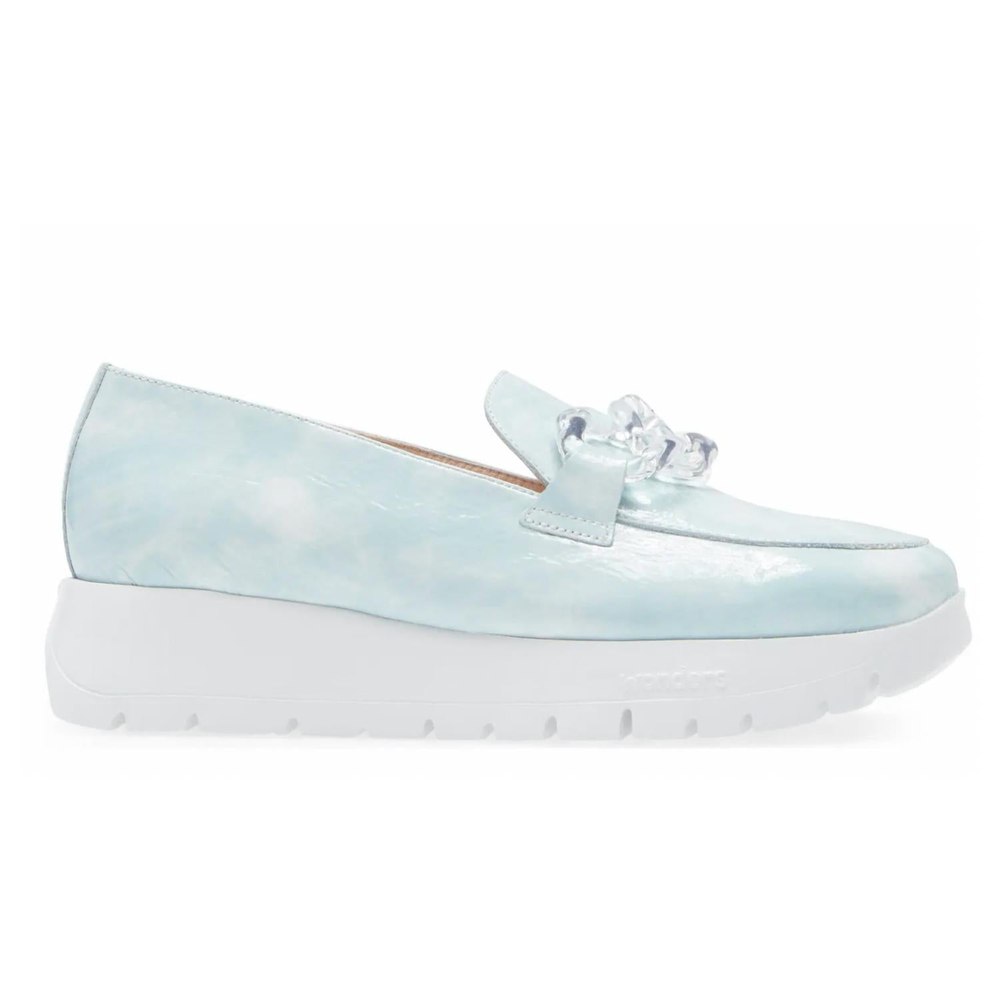 Women’s Patent Loafer In Iris Aloe 7705944293436