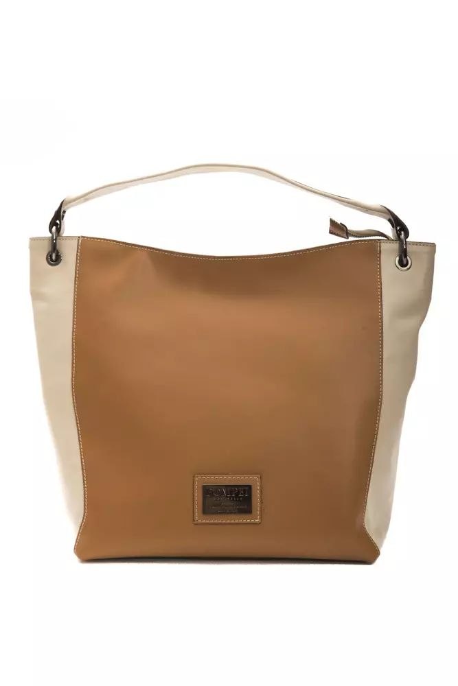 Pompei Donatella Elegant Leather Shoulder Bag in Rich Women’s 7395991257148