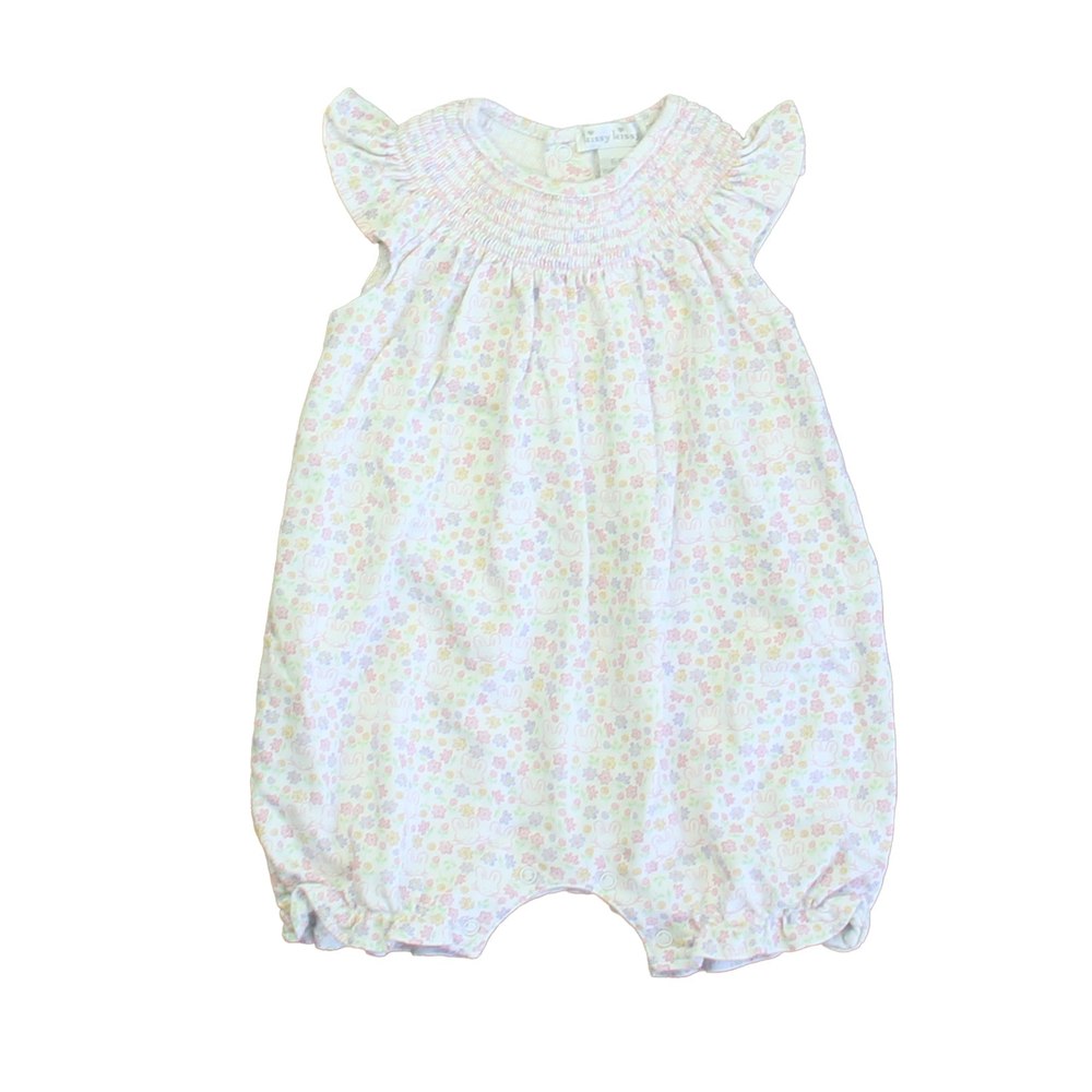 Kissy Kissy Girls White | Pink | Purple Bunnies Romper 7805900980284