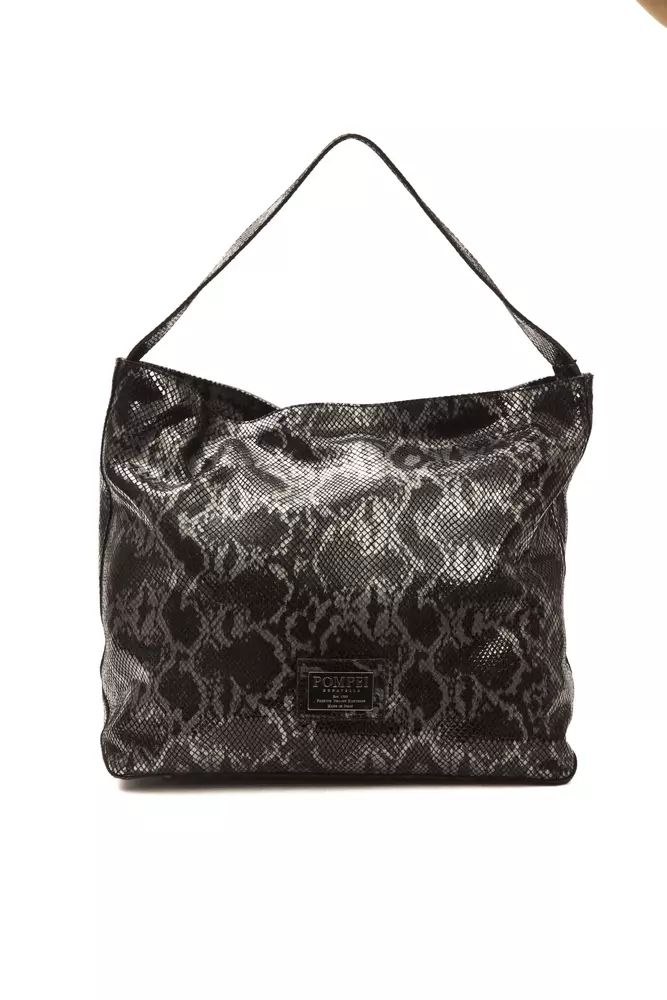 Pompei Donatella Chic Python Print Leather Shoulder Women’s Bag 7396097294396
