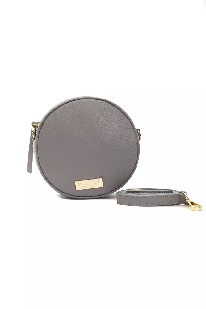 Pompei Donatella Chic Leather Oval Crossbody Women’s Bag 7396102733884