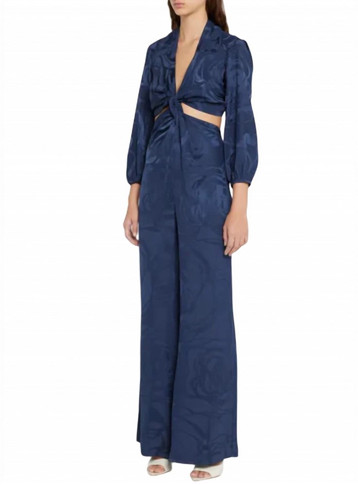 Arnetia Jumpsuit In Eggplant Floral 7706130939964
