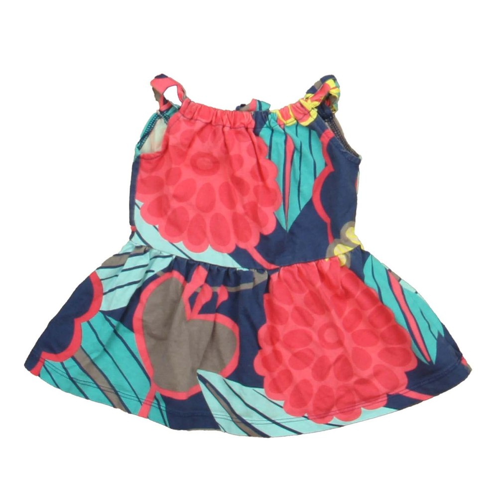 Tea Girls Pink | Blue Floral Dress 7805925294140