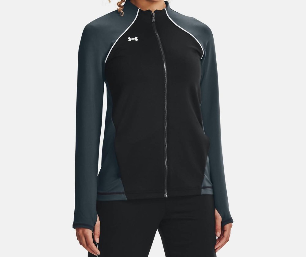 Layer Up Full Zip Jacket In Black/white 7833570410556