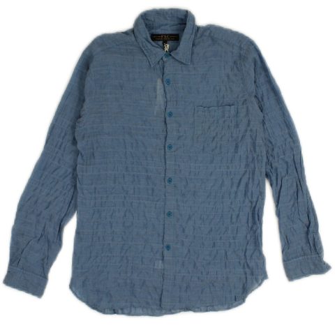 Blue Light Cotton Dress Shirt