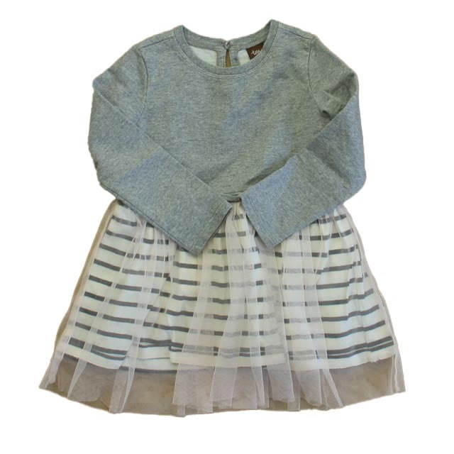 Tea Girls Gray | Ivory Dress 7805955244092
