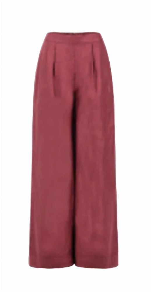 Clover Pants In Burgundy 7706228031548