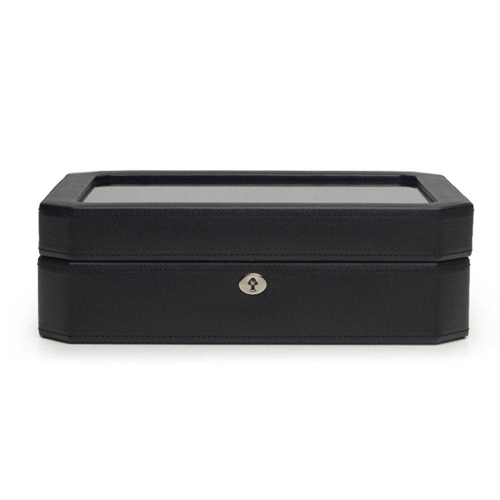 Wolf 458403 Windsor 10 Piece Watch Box in Black & Purple 7707558805564