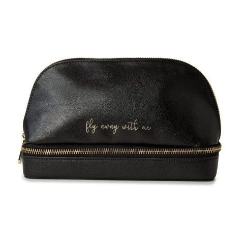 Wolf 886102 Black Leather Dual Jewelry Organizer – Fly Away With Me 7707701411900