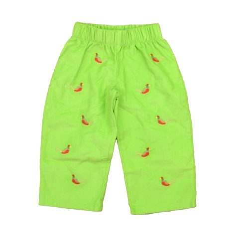 The Beaufort Boys Green | Red Birds Corduroy Pants 7805986013244