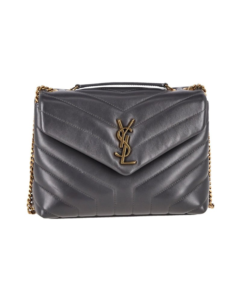 Saint Laurent Small Loulou Shoulder Bag in Black Leather 7707795914812