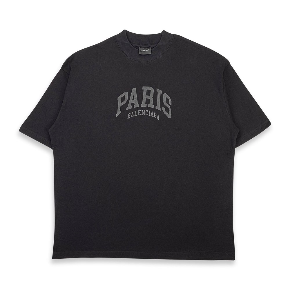Black CITIES PARIS IN NERO T-SHIRT