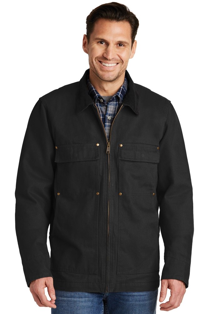 CornerStone Men’s Washed Duck Cloth Chore Coat. CSJ50