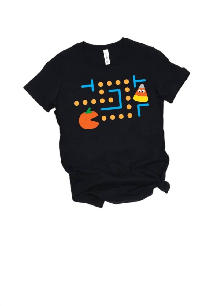 Women’s Candy Corn Muncher Tee In Black